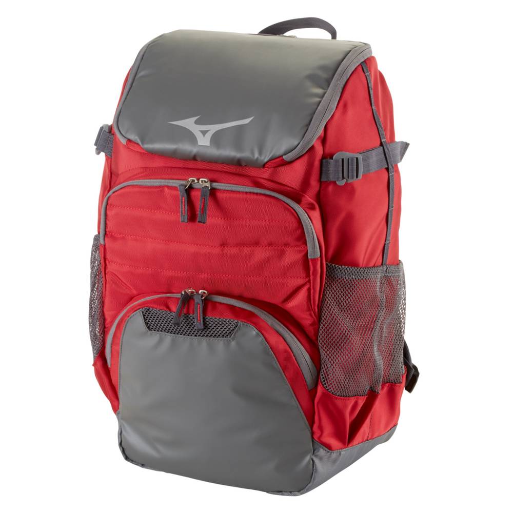 Mochila Mizuno Baseball Organizer OG5 - Homem - Vermelhas/Cinzentas - ZSNWY0487